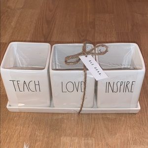 New! Rae Dunn Set of 3 Organizers